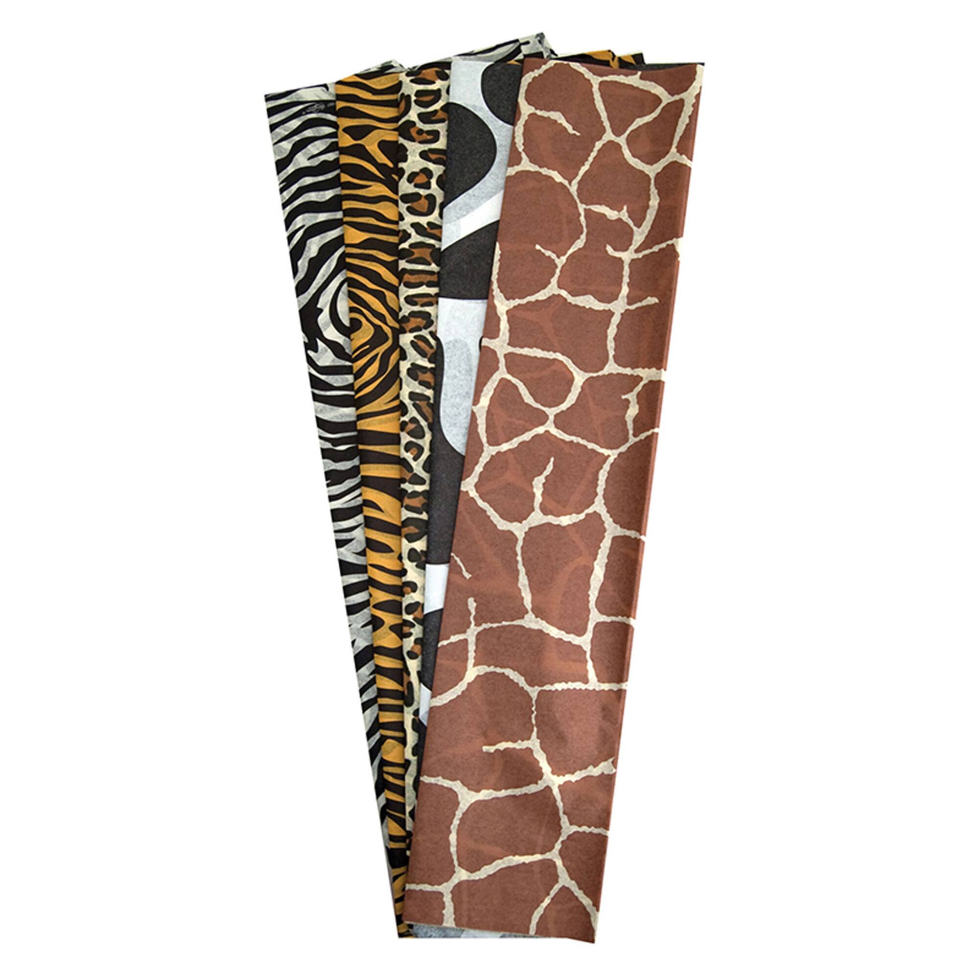 Hygloss Animal Skins Designs Tissue Paper, 3 Packs of 20